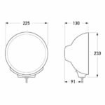 "Hella Rallye 4000 Spread Beam Driving Lamp: Brighten Your Nighttime Driving Experience"