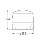 "Hella Rotaled Beacon: Bright, Durable, and Reliable LED Warning Light"