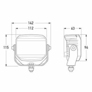 "Hella Power Beam 1000 LED Reversing Lamp ? Heavy Duty for Maximum Visibility"