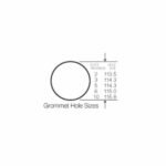 Narva 72423 9-33V LED Grommet Mounted Work Lamp Flood Beam ? 850 Lumens Narva 72423 9-33V LED Grommet Mounted Work Lamp Flood Beam ? 850 Lumens