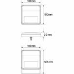 Led Autolamps 100Bar Stop/Tail/Indicator & Reflector Combination Lamp
