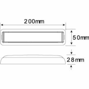 Led Autolamps 200Bstim Stop/Tail & Indicator Combination Lamp