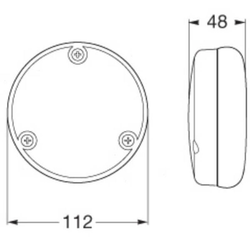 "Hella LED Stop/Rear Position Lamp - Black Base: Bright, Durable Lighting for Your Vehicle" "Hella LED Stop/Rear Position Lamp - Black Base: Bright, Durable Lighting for Your Vehicle"