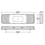 "Hella LED Stop/Rear Position/Rear Direction Indicator Lamp with Retro Reflector - Left or Right" "Hella LED Stop/Rear Position/Rear Direction Indicator Lamp with Retro Reflector - Left or Right"