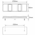 Led Autolamps 250Arwm Stop/Tail/Indicator/Reverse Combination Lamp