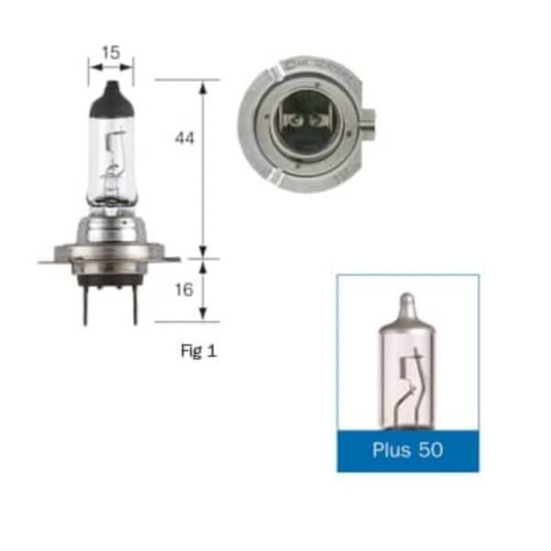 Narva Headlight Globe Plus 50 H7 12V 55W - Single or Twin Pack Narva Headlight Globe Plus 50 H7 12V 55W - Single or Twin Pack