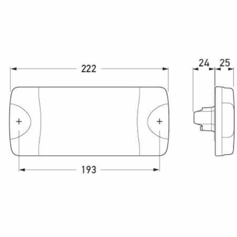 "Hella Duraled Combi-S Lamp with DT Connector - Brighten Your Space with Quality Lighting"