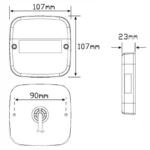 Led Autolamps 99Arl Stop/Tail/Ind/Reflector/Licence Combination Lamp Led Autolamps 99Arl Stop/Tail/Ind/Reflector/Licence Combination Lamp