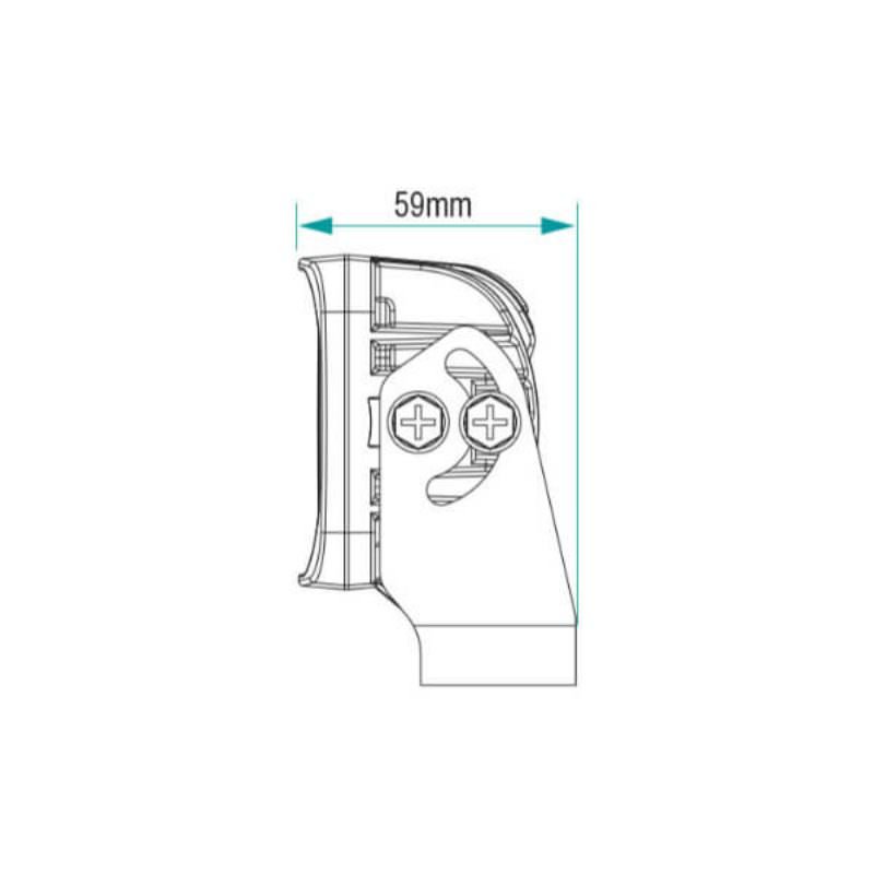 Blacktips 4 Led Work-light 60 Degree Flood Beam Blacktips 4 Led Work-light 60 Degree Flood Beam