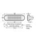 Amber Narva 90824 10-30 Volt L.E.D Front End Outline Marker Lamp - Illuminate Your Vehicle!