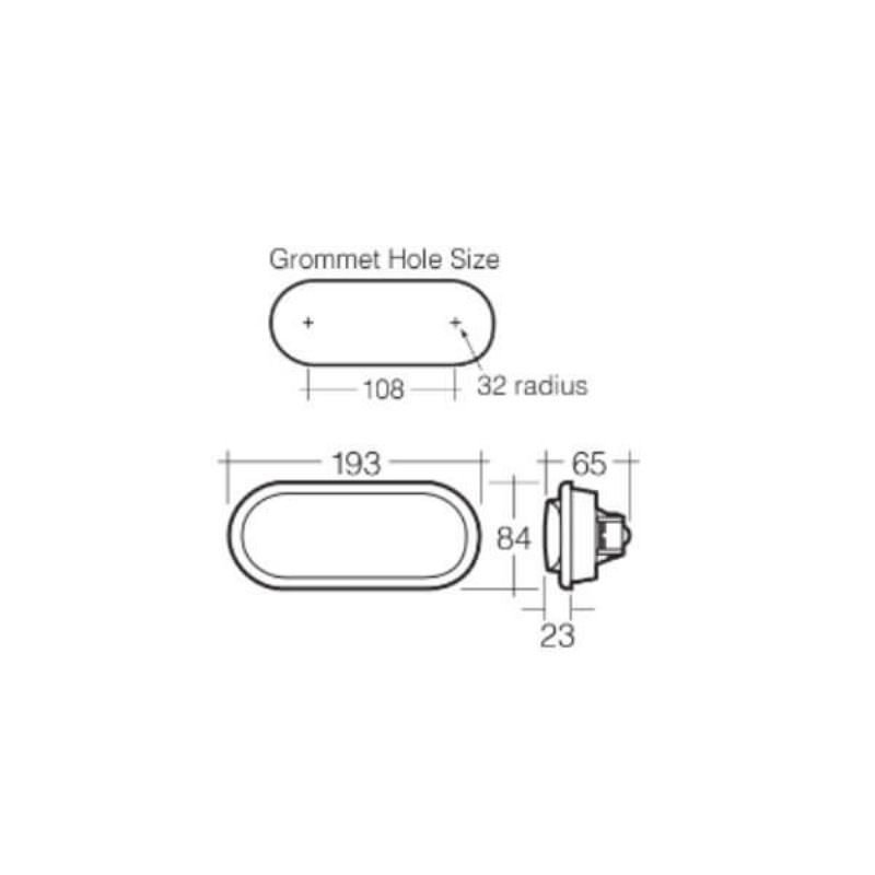 "12V Narva LED Stop/Tail Light: Bright, Durable, and Long-Lasting"