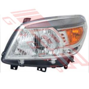Ford Ranger 2009 On Headlamp Left Or Right Hand Manual Chrome