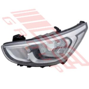 Hyundai Accent 2015 On Sedan Facelift Headlamp Left Hand Manual